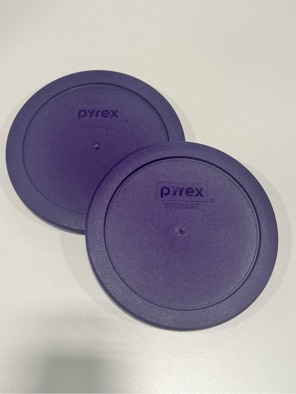 Pyrex 7201-PC 4 Cup Purple Food Storage Replacement Lid (2-Pack) - 2-Pack